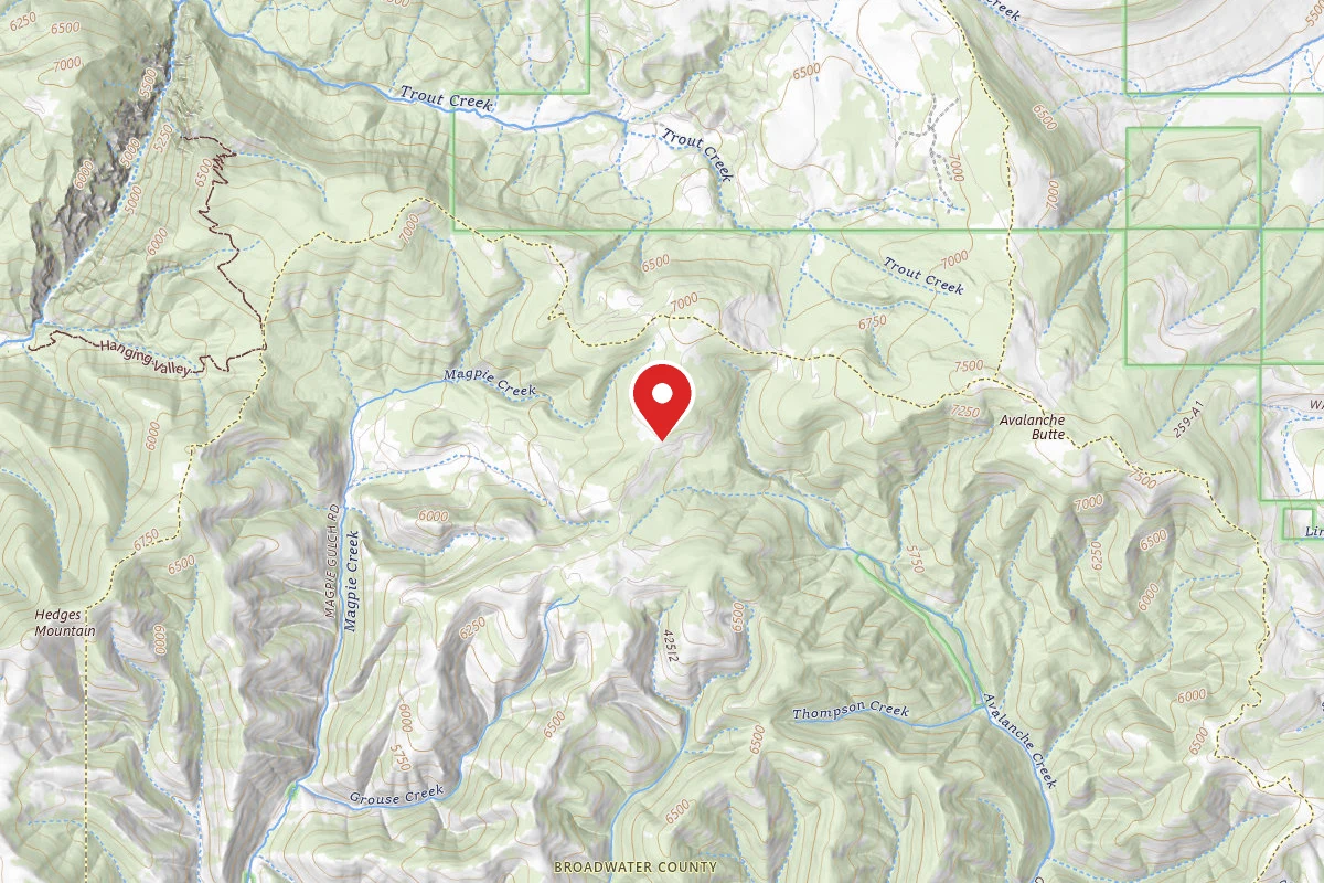 Helena-Lewis and Clark Dispersed Campsite AVALANCHE26