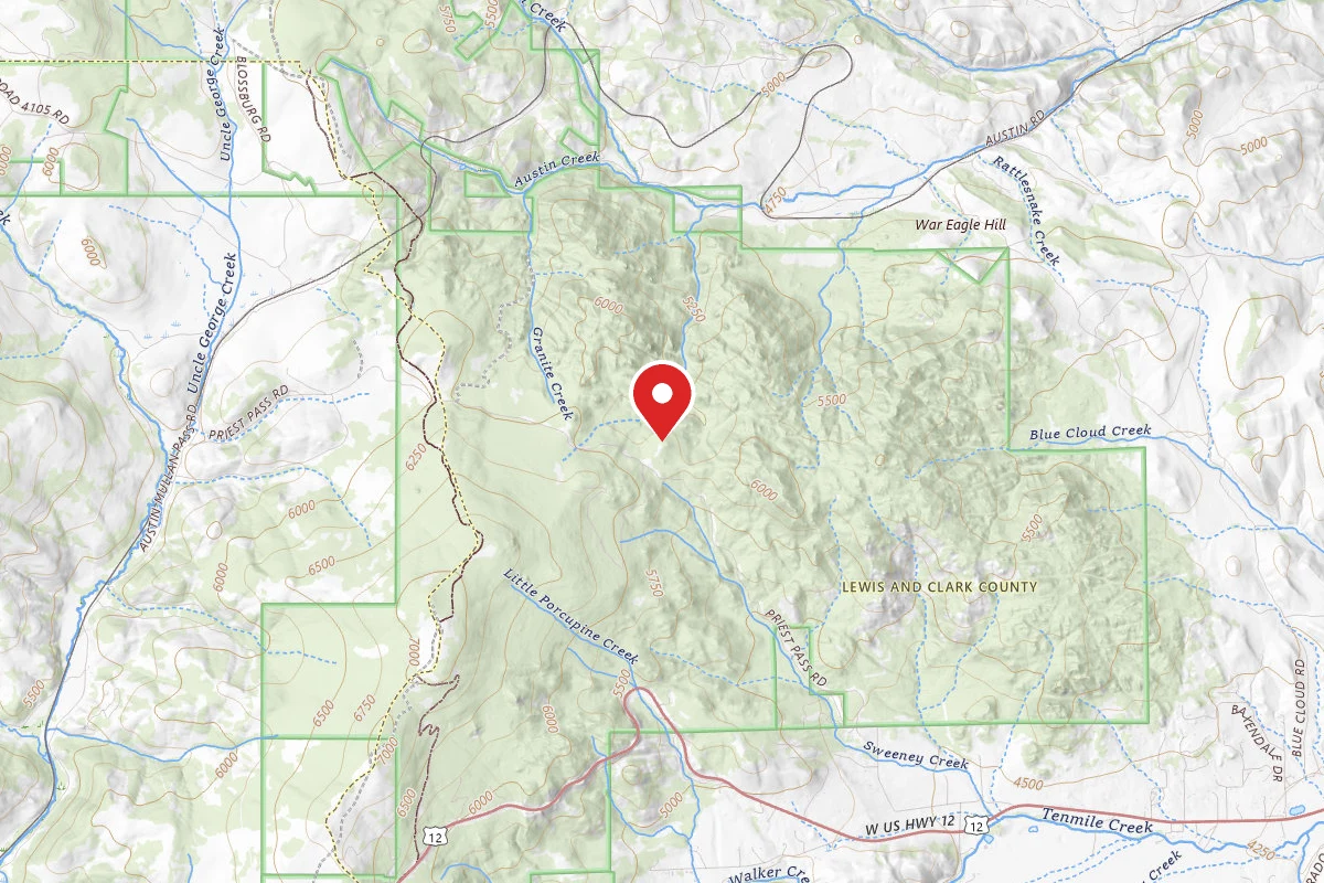 Helena-Lewis and Clark Dispersed Campsite LPRIEST03A