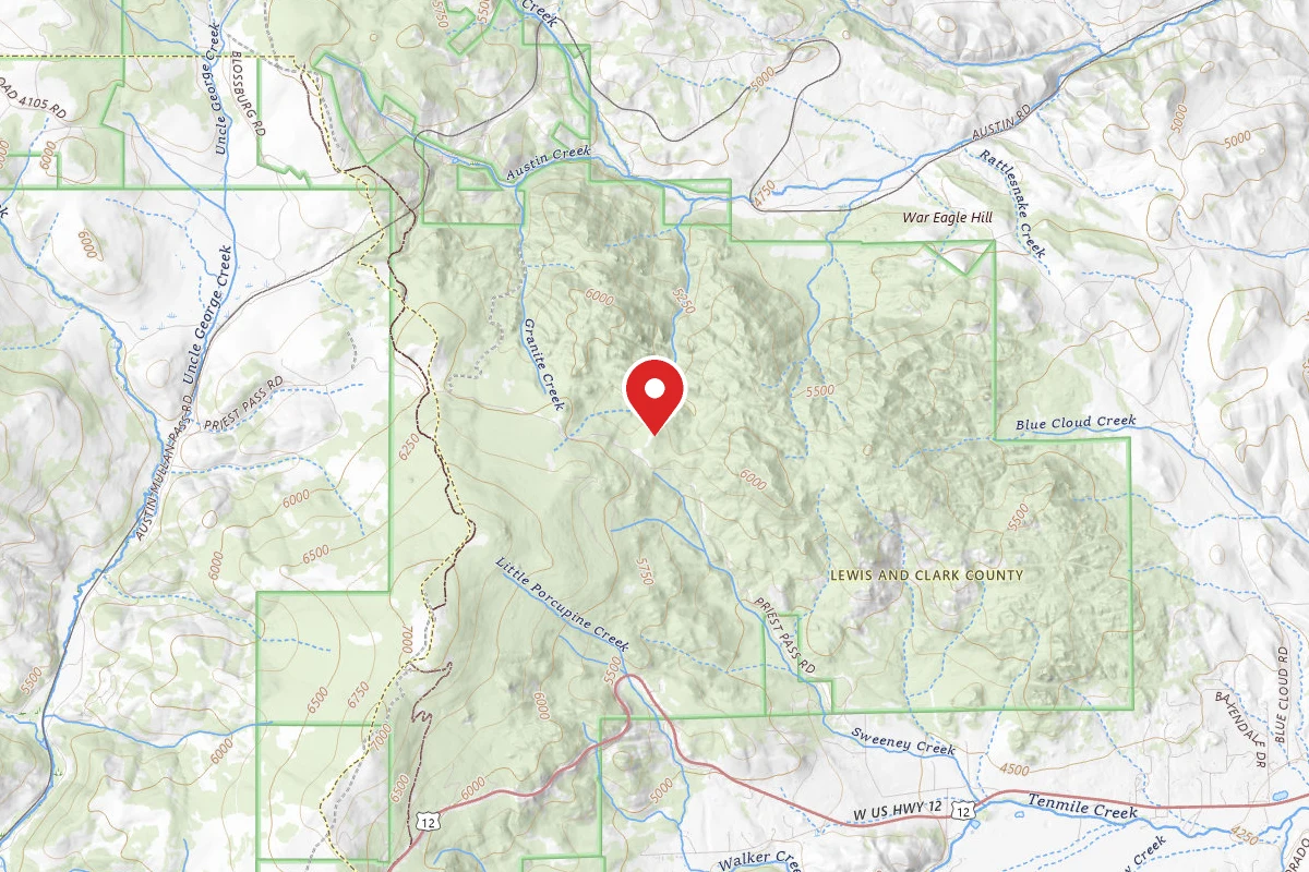 Helena-Lewis and Clark Dispersed Campsite LPRIEST03B
