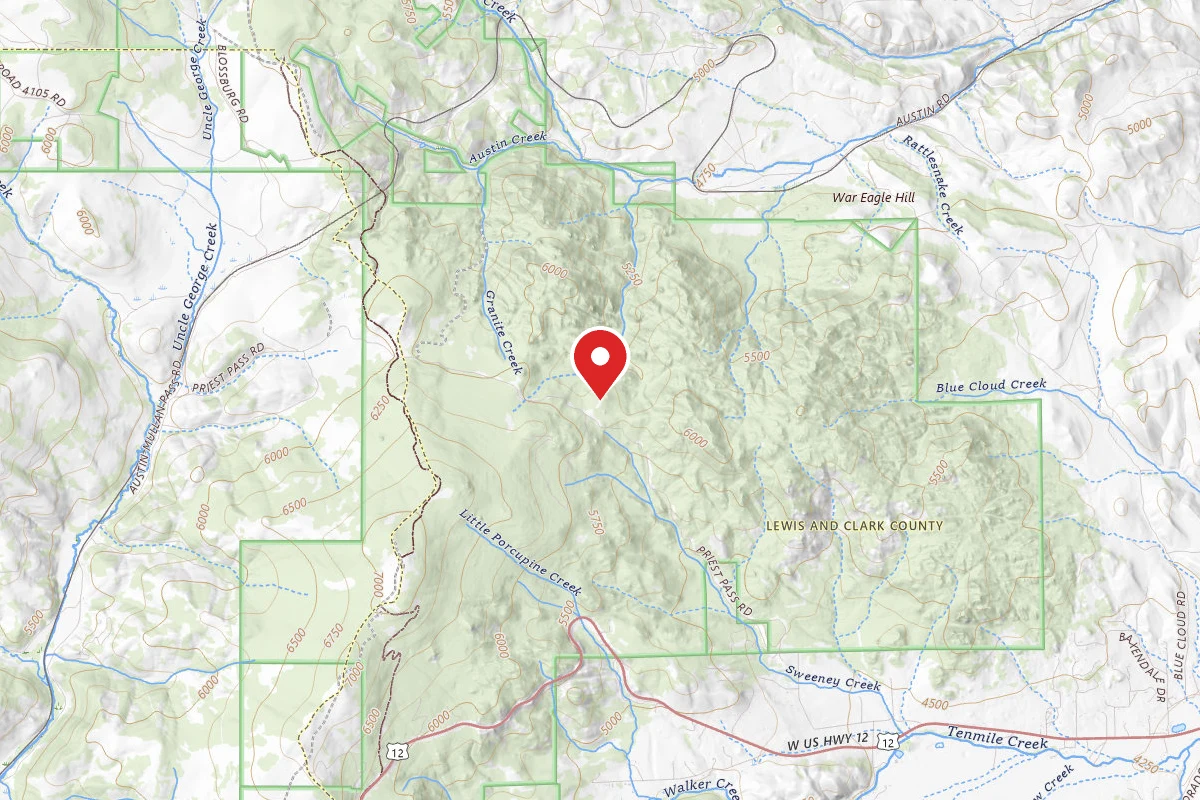 Helena-Lewis and Clark Dispersed Campsite LPRIEST03C