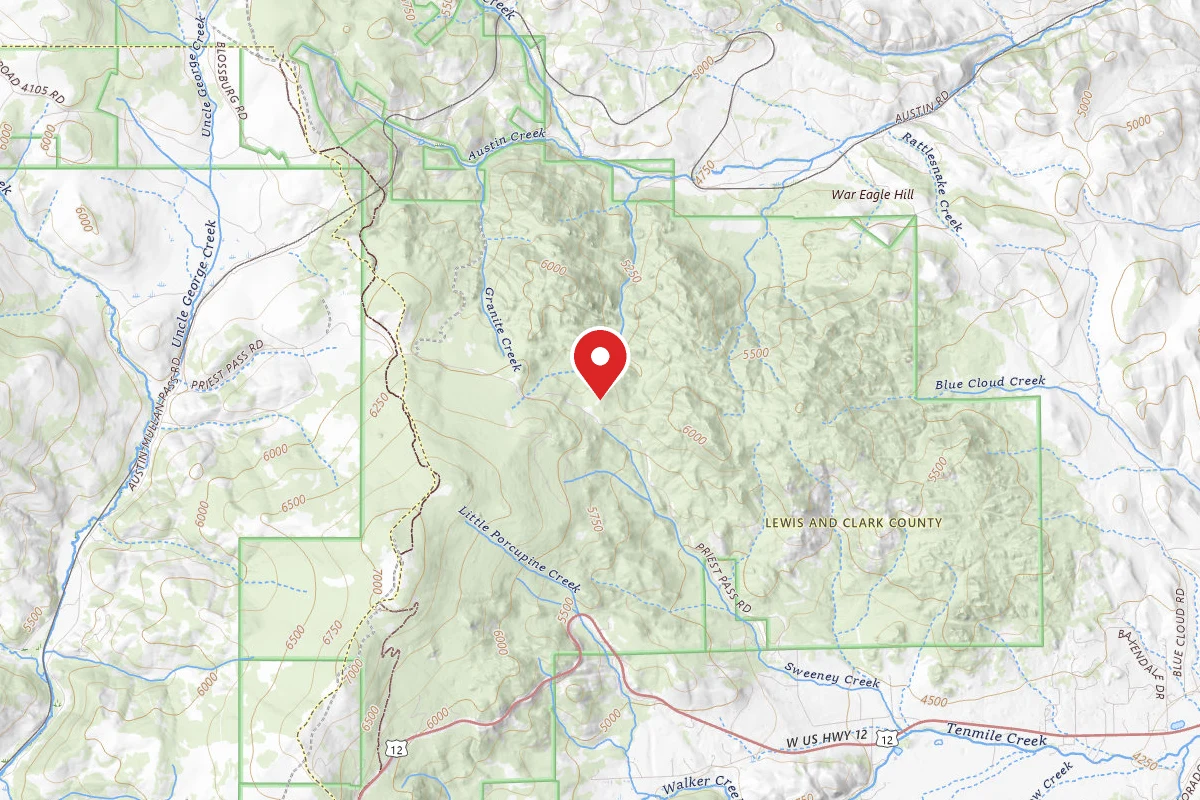 Helena-Lewis and Clark Dispersed Campsite LPRIEST03D