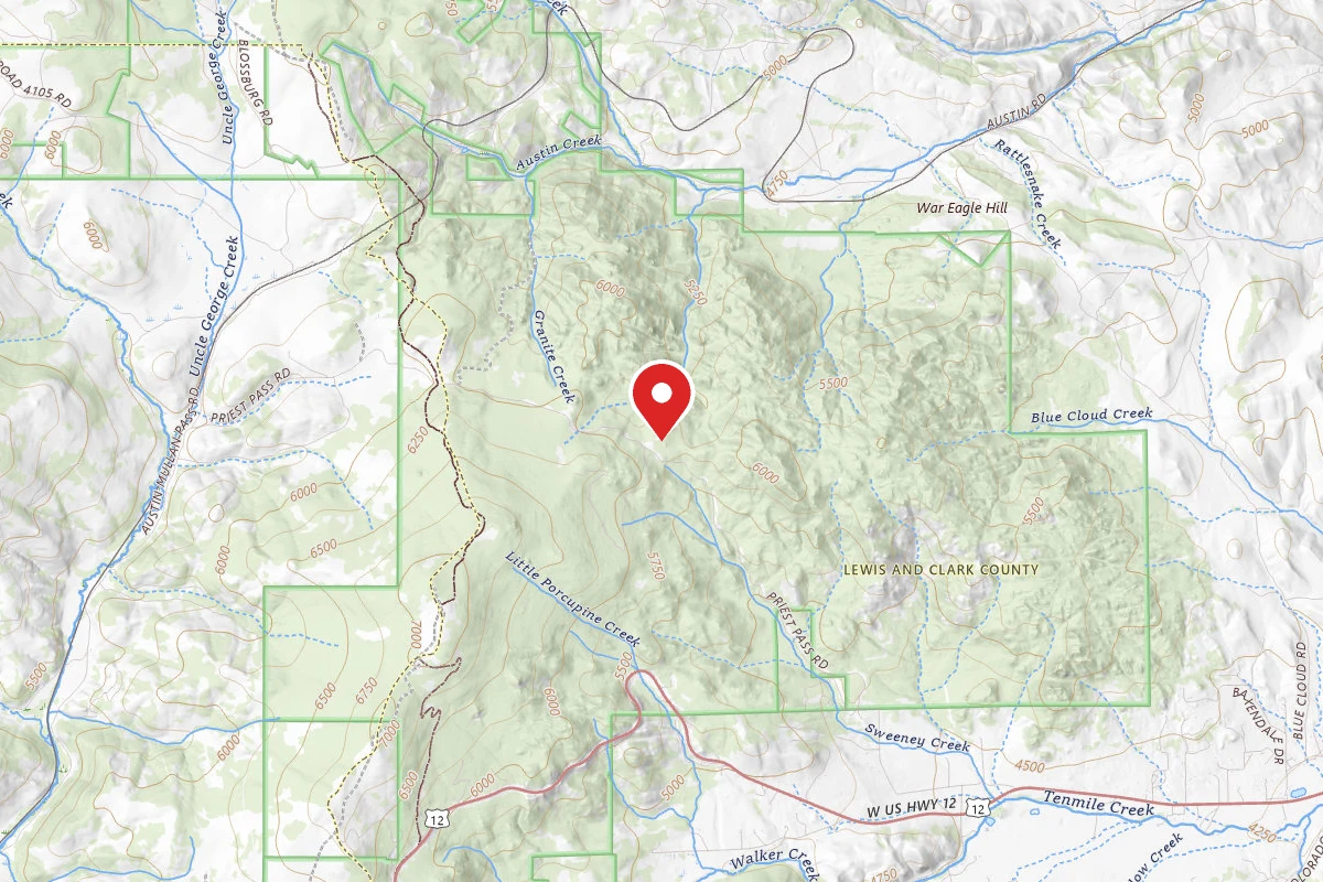 Helena-Lewis and Clark Dispersed Campsite LPRIEST03F