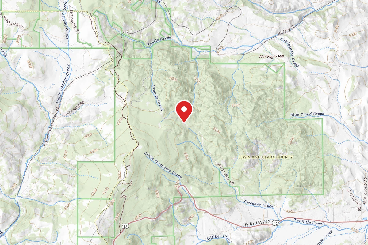 Helena-Lewis and Clark Dispersed Campsite LPRIEST03K