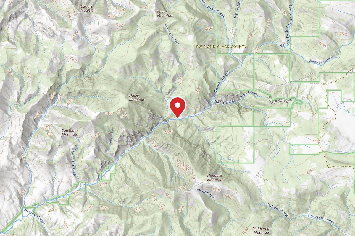 Helena-Lewis and Clark Dispersed Campsite UBEAVER01A
