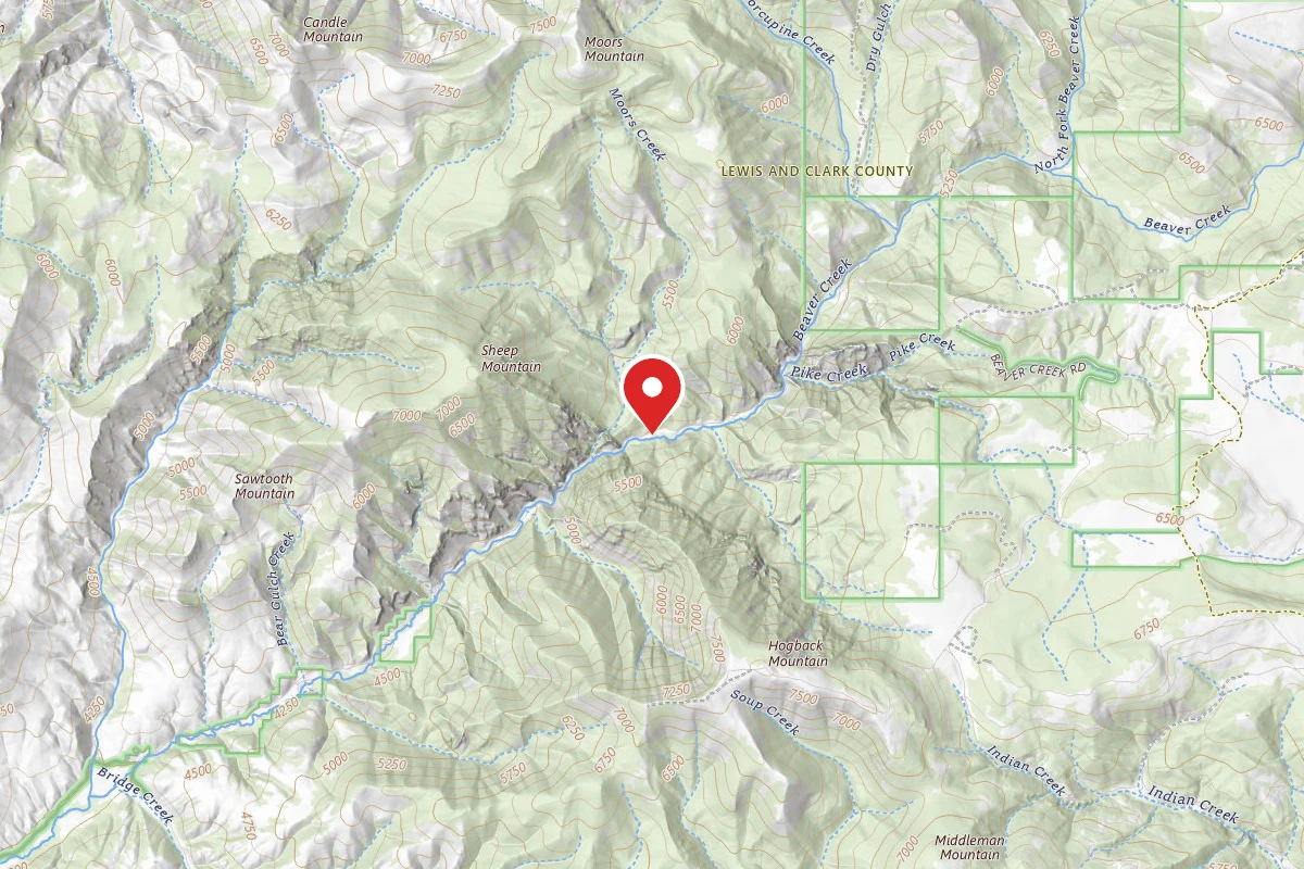 Helena-Lewis and Clark Dispersed Campsite UBEAVER01C