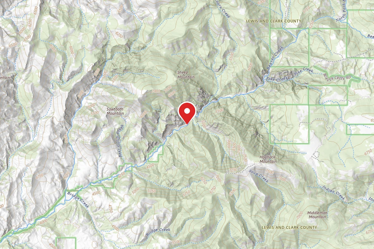 Helena-Lewis and Clark Dispersed Campsite LBEAVER01C