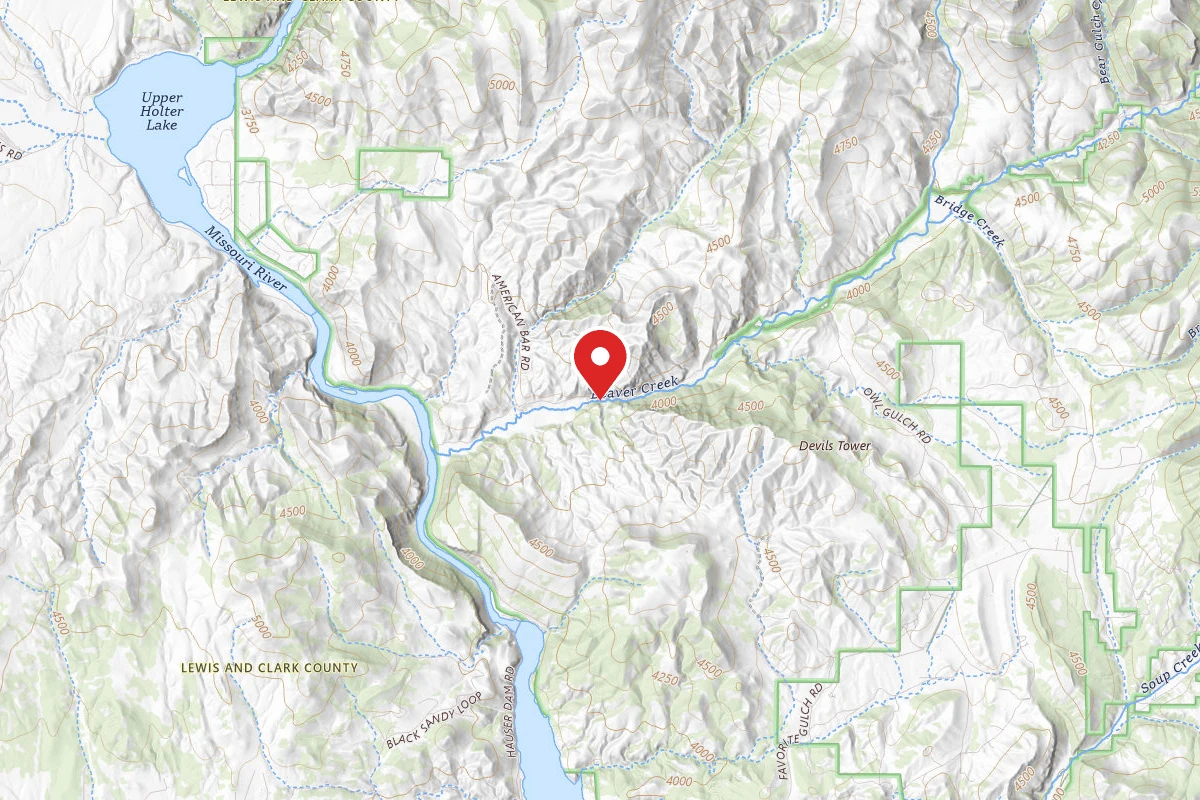 Helena-Lewis and Clark Dispersed Campsite LBEAVER02