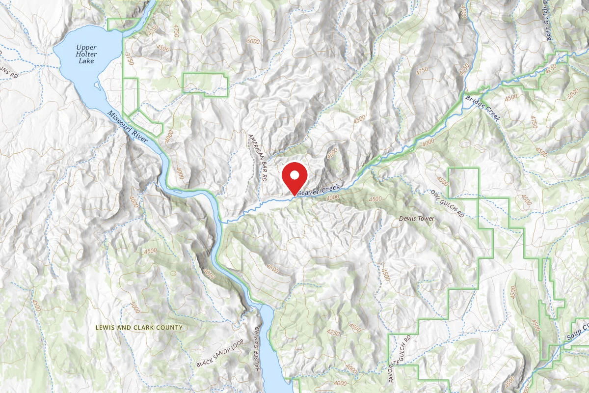 Helena-Lewis and Clark Dispersed Campsite LBEAVER03