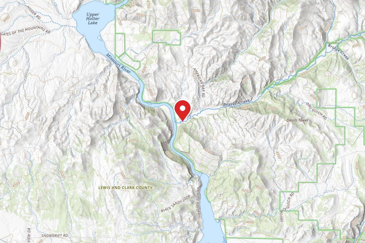 Helena-Lewis and Clark Dispersed Campsite LBEAVER06