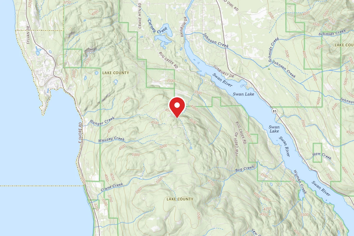 Flathead Dispersed Campsite 9701 ROAD STUB