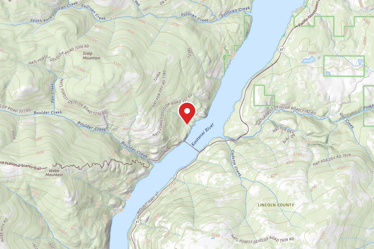 Kootenai Dispersed Campsite RD 92