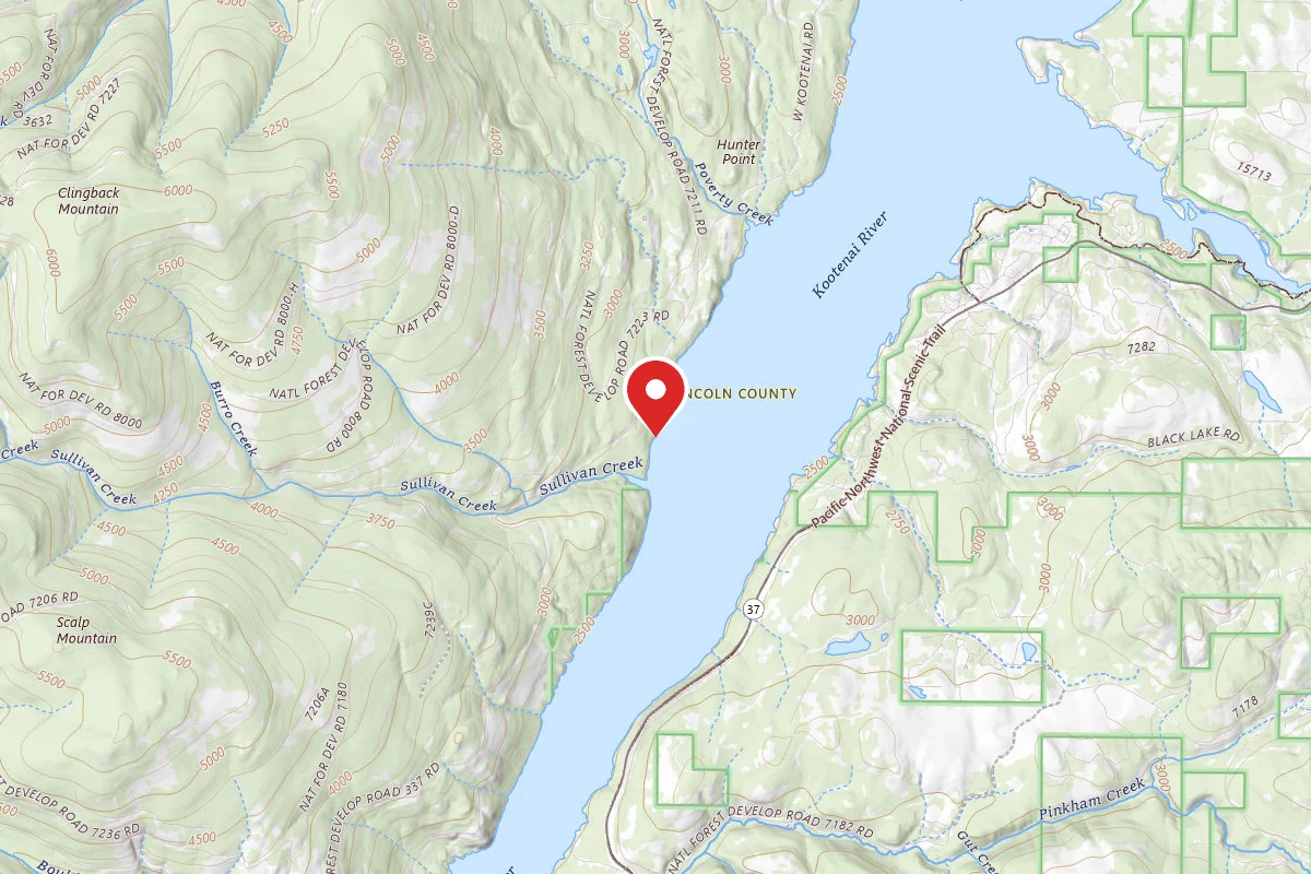 Kootenai Dispersed Campsite RD 474C