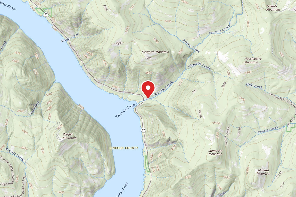Kootenai Dispersed Campsite RD14005DS