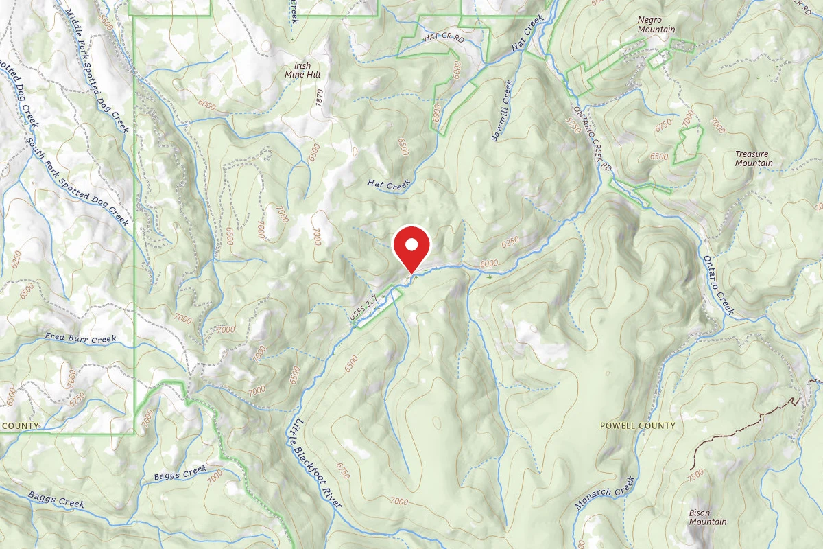 Helena-Lewis and Clark Dispersed Campsite LBLACK-01