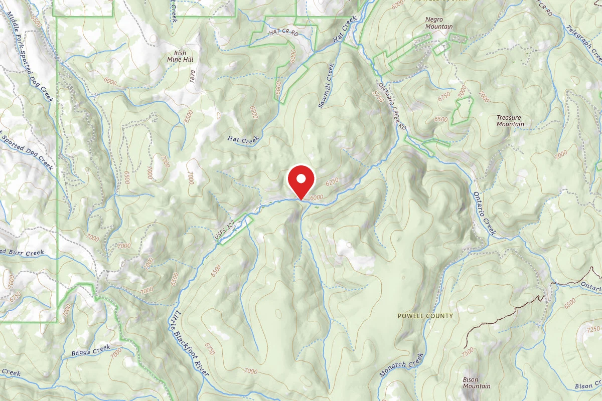 Helena-Lewis and Clark Dispersed Campsite LBLACK-03A