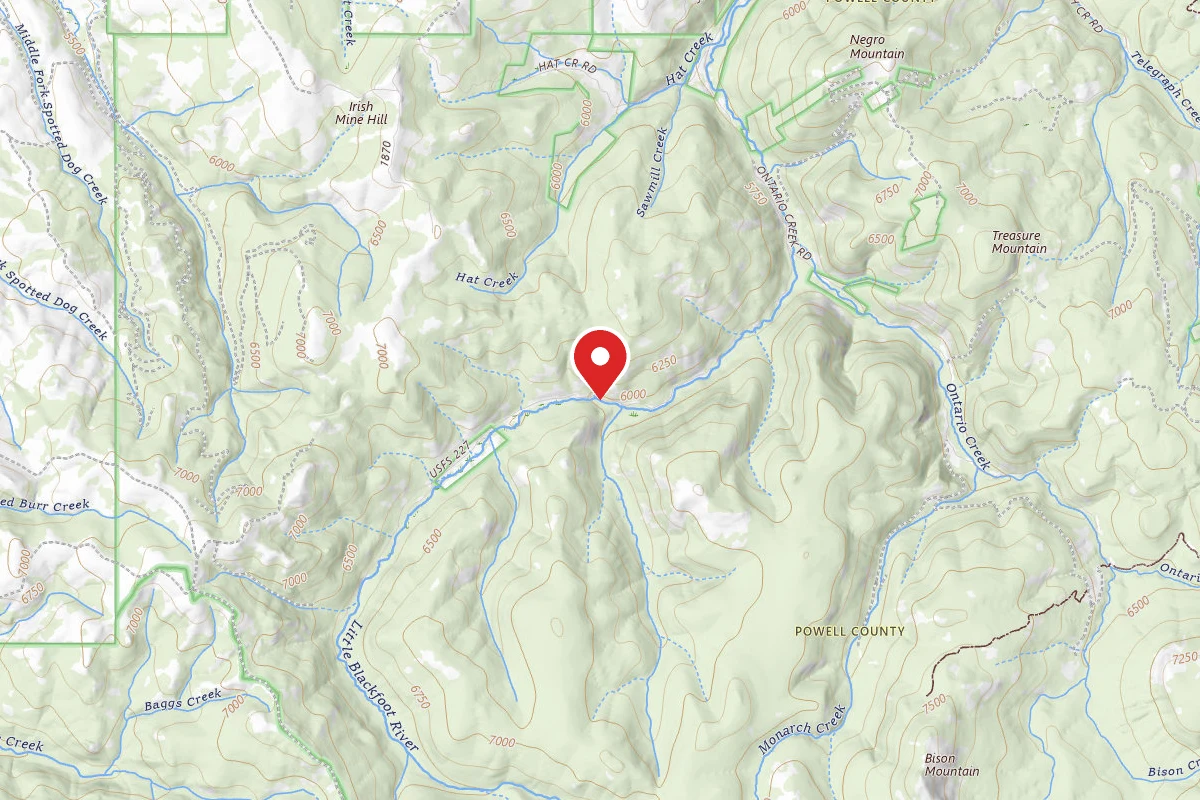 Helena-Lewis and Clark Dispersed Campsite LBLACK-03B