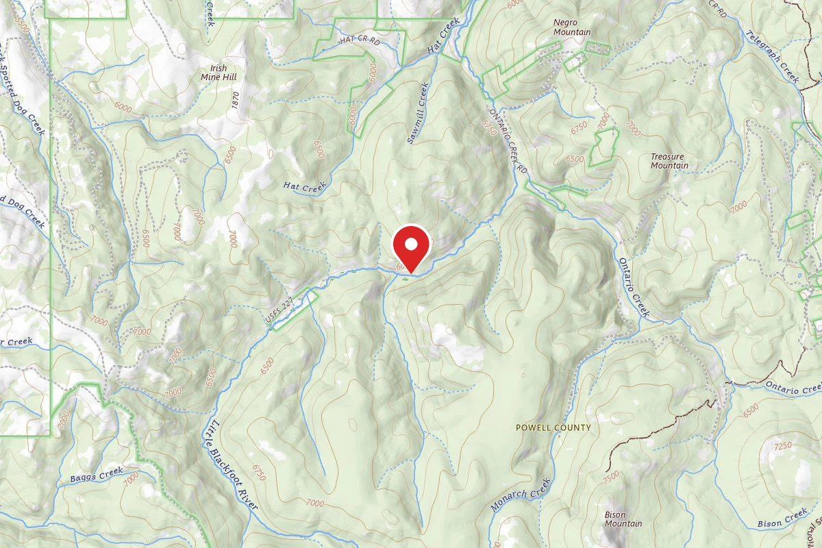 Helena-Lewis and Clark Dispersed Campsite LBLACK-04