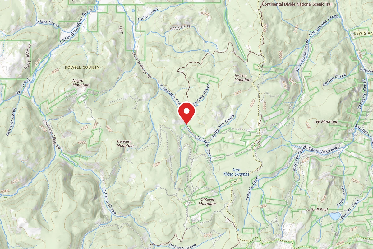 Helena-Lewis and Clark Dispersed Campsite TELEGRAPH-01
