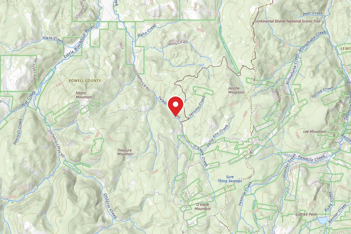 Helena-Lewis and Clark Dispersed Campsite TELEGRAPH-04B