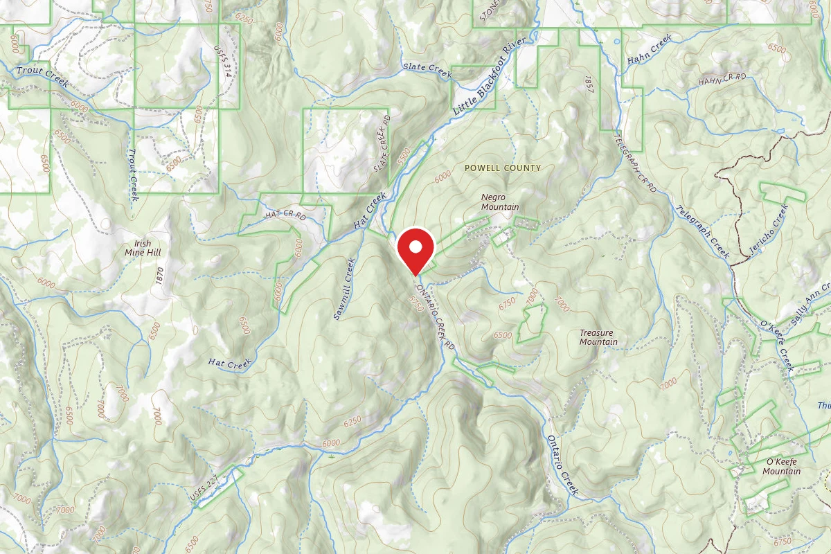 Helena-Lewis and Clark Dispersed Campsite LBLACK16A