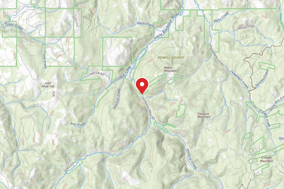 Helena-Lewis and Clark Dispersed Campsite LBLACK16B