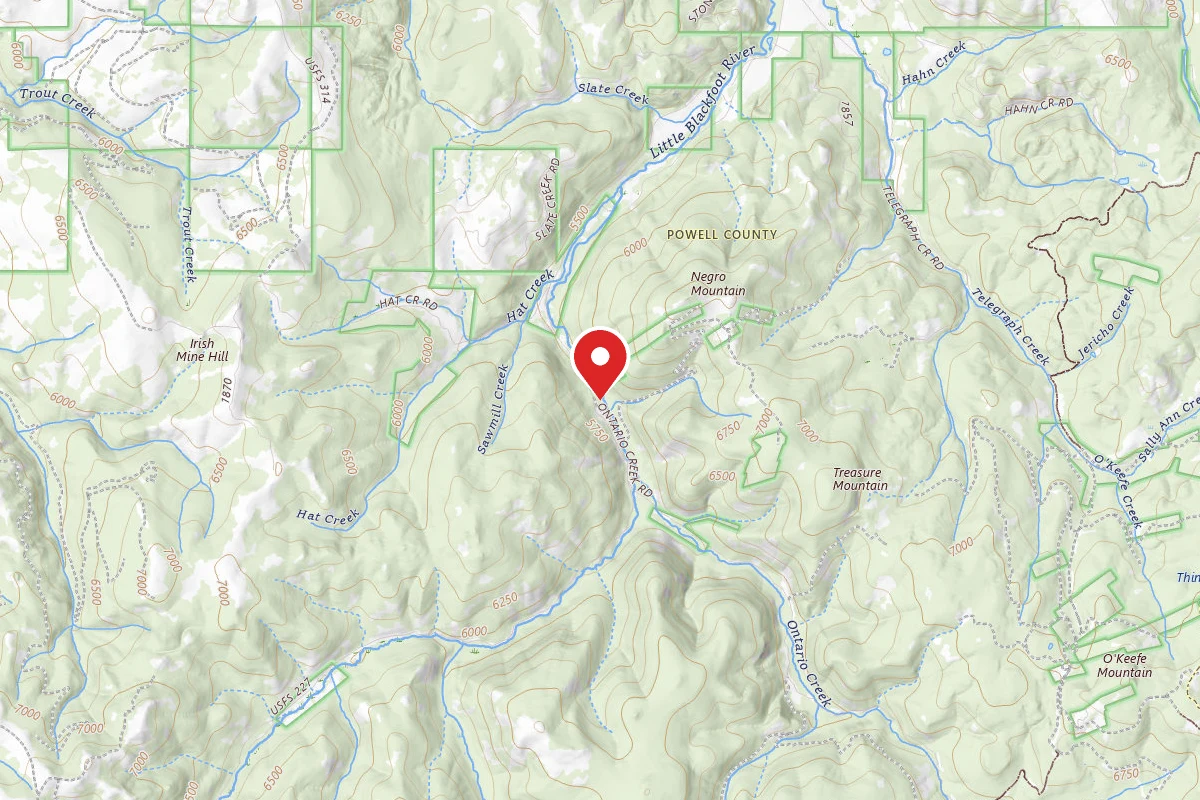 Helena-Lewis and Clark Dispersed Campsite LBLACK16C