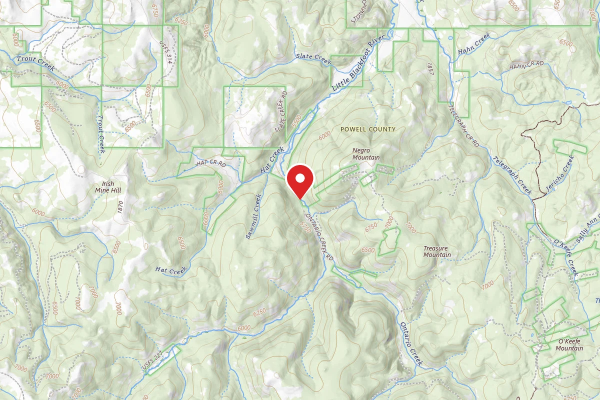 Helena-Lewis and Clark Dispersed Campsite LBLACK17A