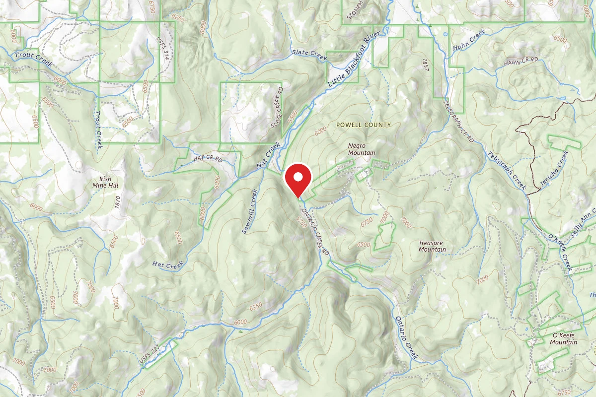 Helena-Lewis and Clark Dispersed Campsite LBLACK17B