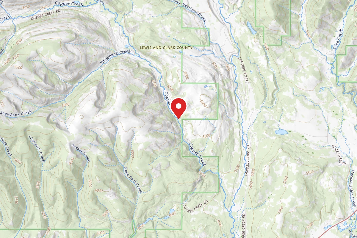 Helena-Lewis and Clark Dispersed Campsite LRD CC 008