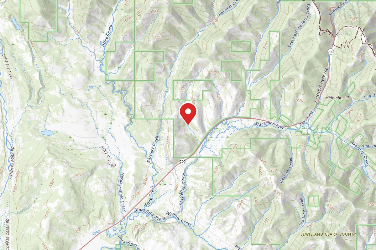 Helena-Lewis and Clark Dispersed Campsite LRD FIRST GULCH 003