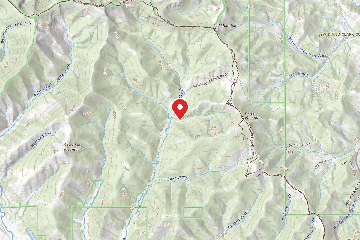 Helena-Lewis and Clark Dispersed Campsite LRD AC 003