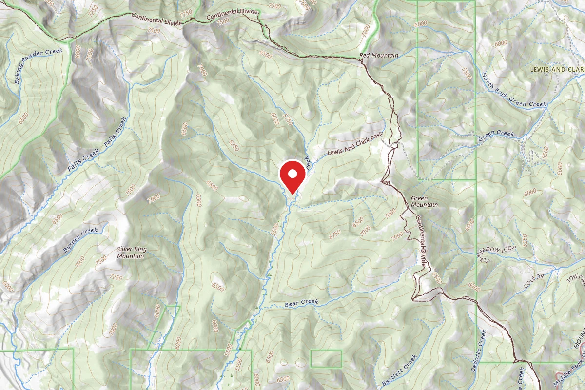 Helena-Lewis and Clark Dispersed Campsite LRD AC 004