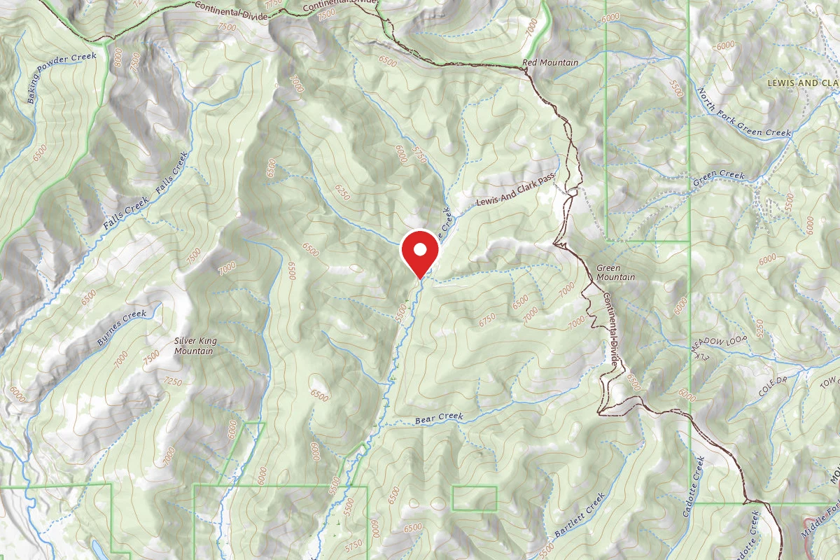 Helena-Lewis and Clark Dispersed Campsite LRD AC 005