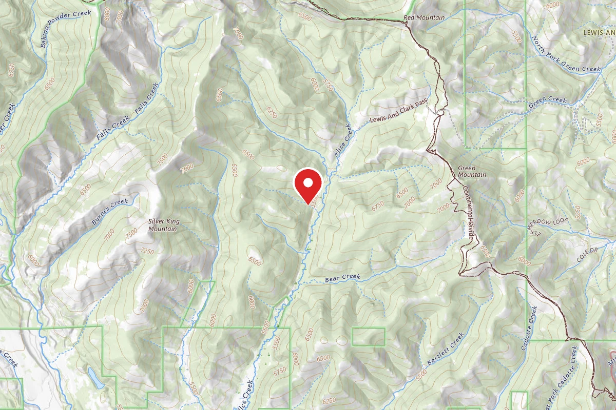 Helena-Lewis and Clark Dispersed Campsite LRD AC 007