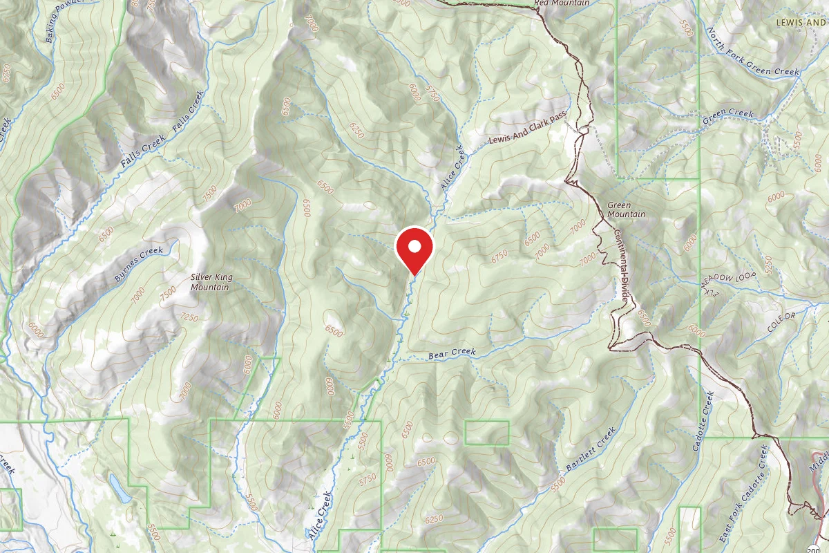 Helena-Lewis and Clark Dispersed Campsite LRD AC 008