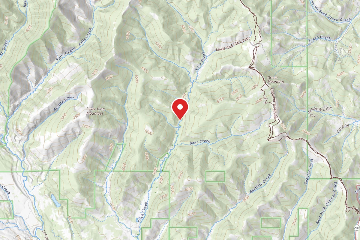 Helena-Lewis and Clark Dispersed Campsite LRD AC 009