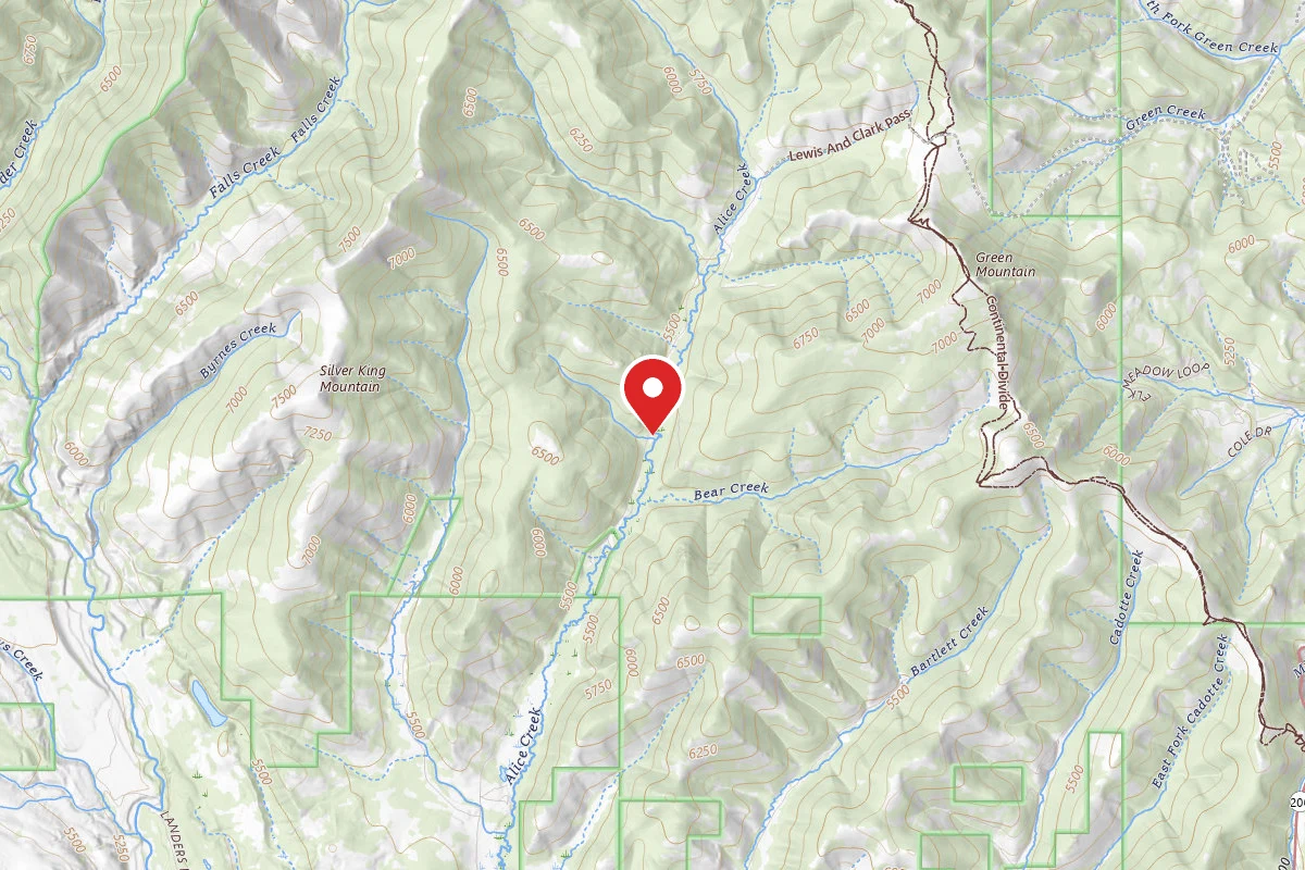 Helena-Lewis and Clark Dispersed Campsite LRD AC 009A