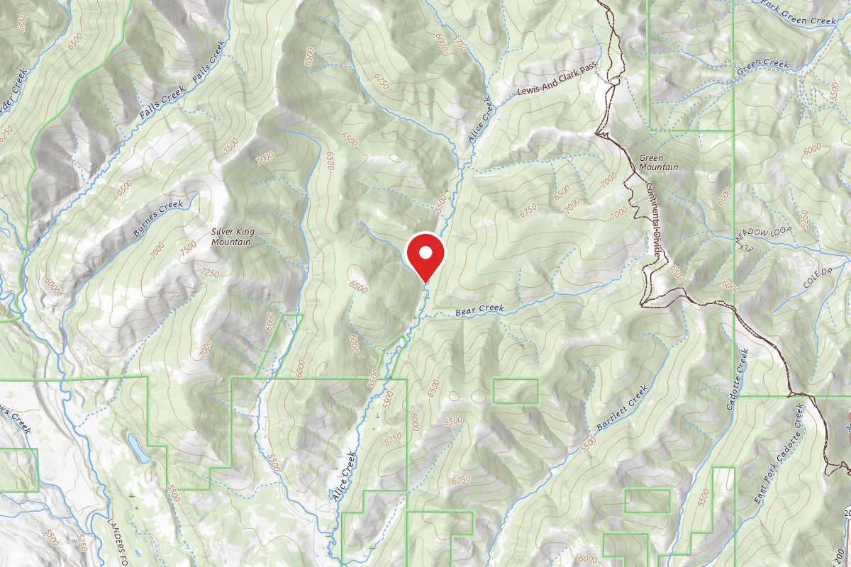 Helena-Lewis and Clark Dispersed Campsite LRD AC 009B