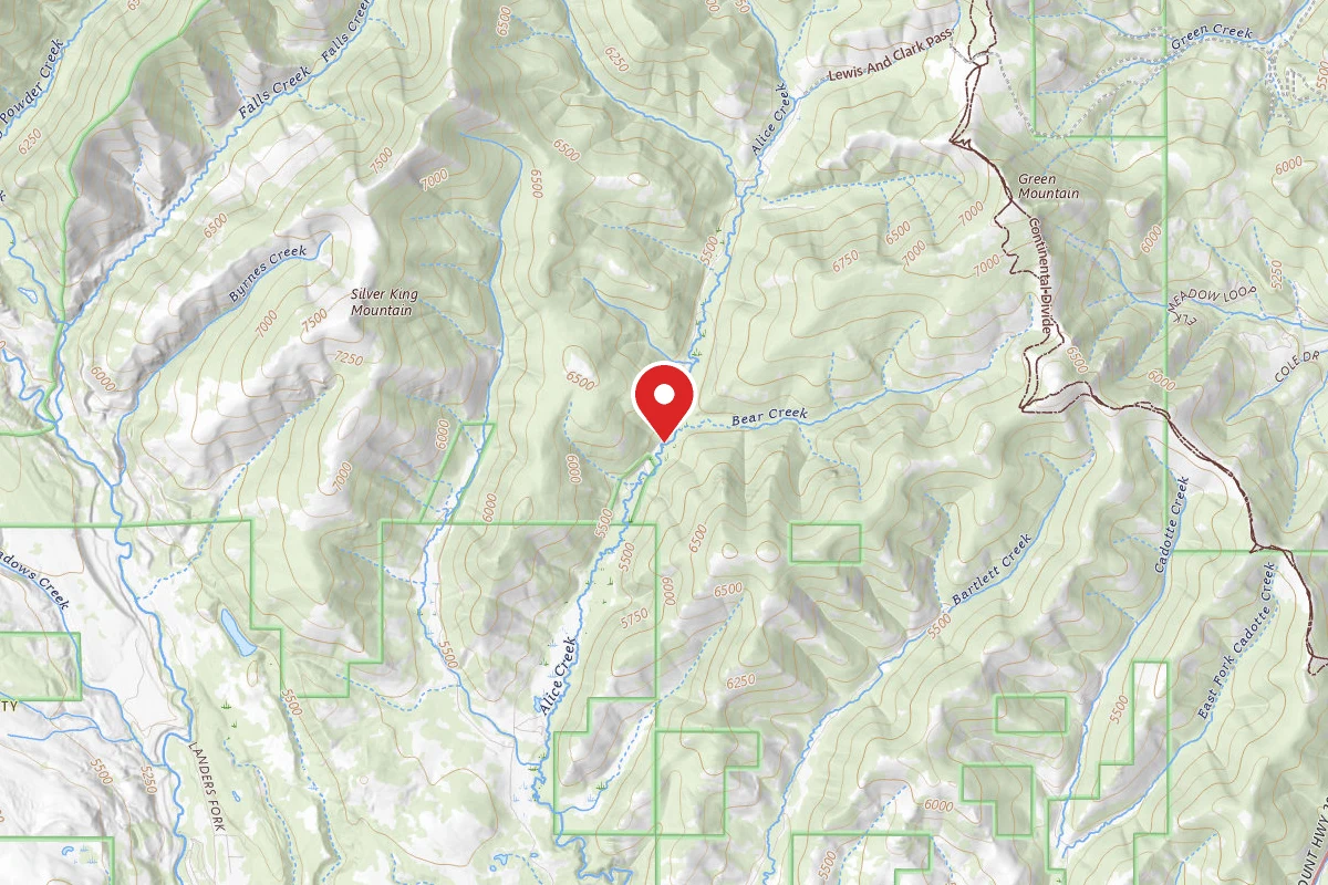 Helena-Lewis and Clark Dispersed Campsite LRD AC 010