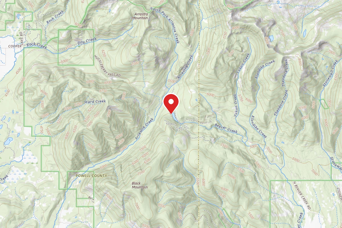 Helena-Lewis and Clark Dispersed Campsite LRD BC 005