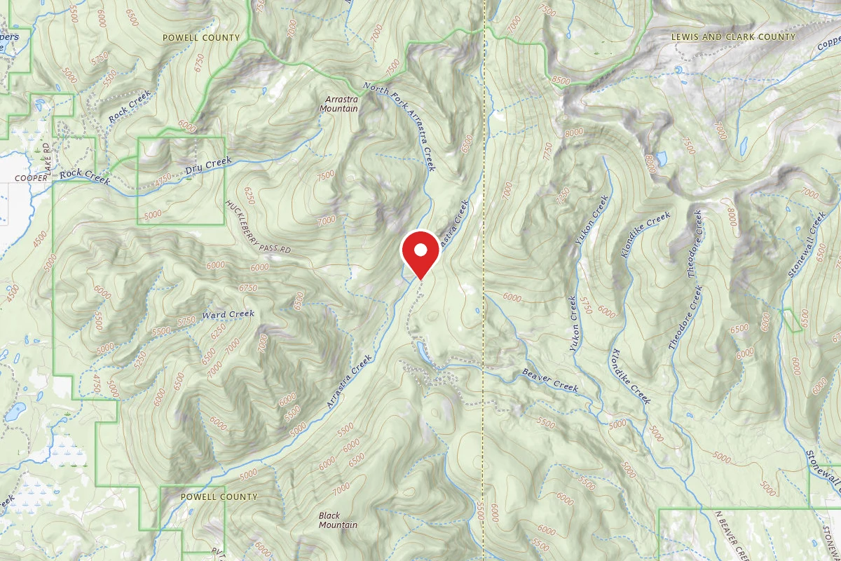 Helena-Lewis and Clark Dispersed Campsite LRD BC 006A