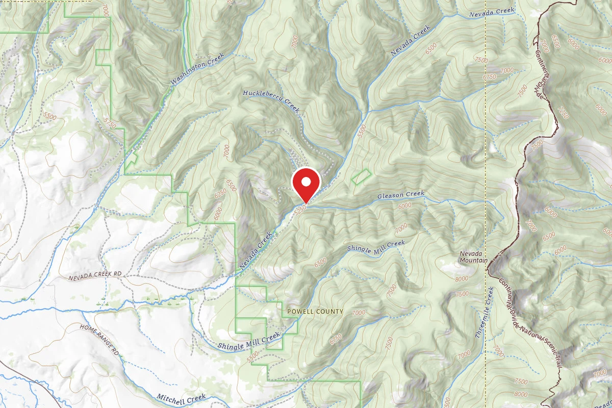Helena-Lewis and Clark Dispersed Campsite LRD NC 002