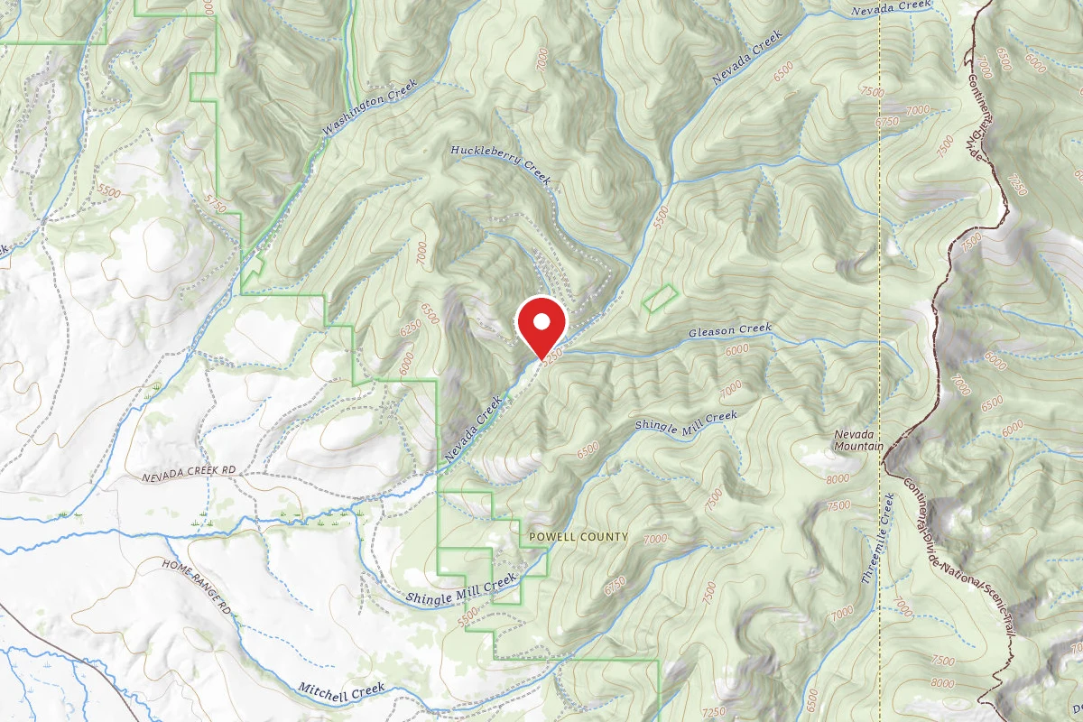 Helena-Lewis and Clark Dispersed Campsite LRD NC 003