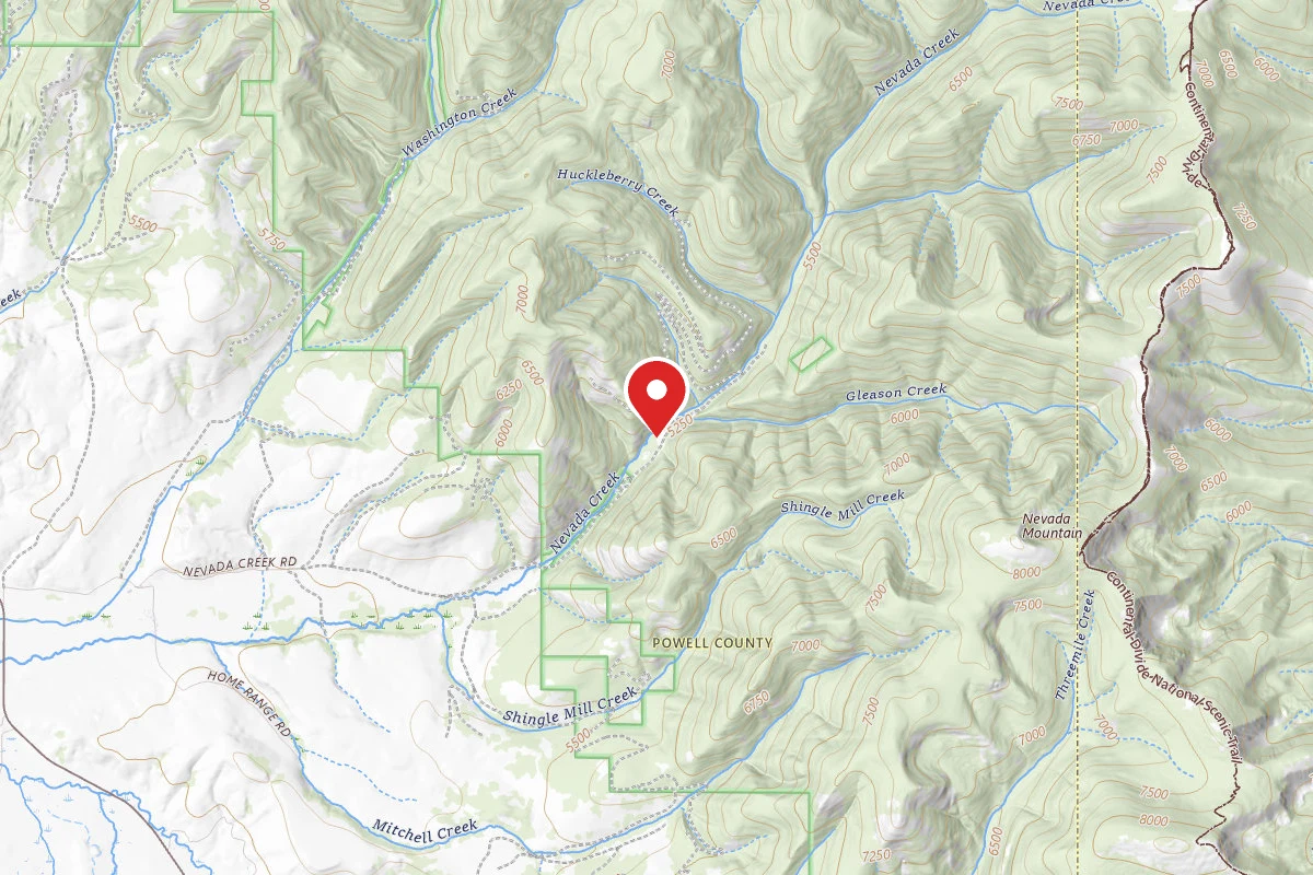 Helena-Lewis and Clark Dispersed Campsite LRD NC 005
