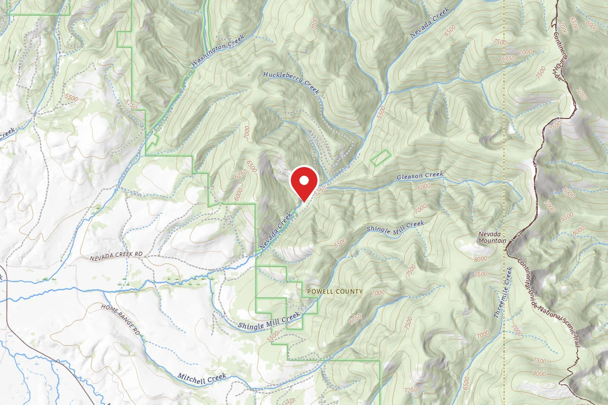 Helena-Lewis and Clark Dispersed Campsite LRD NC 006
