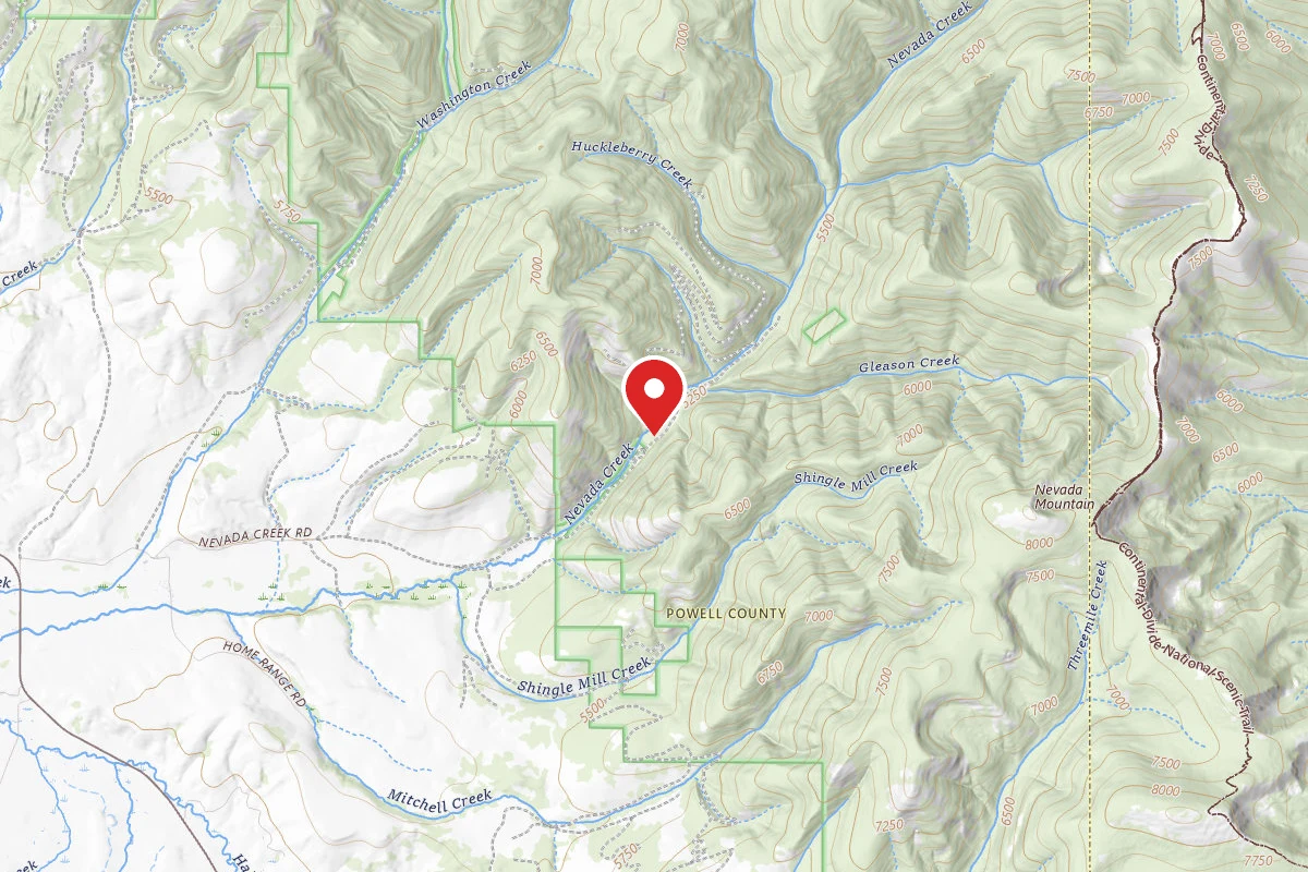 Helena-Lewis and Clark Dispersed Campsite LRD NC 009