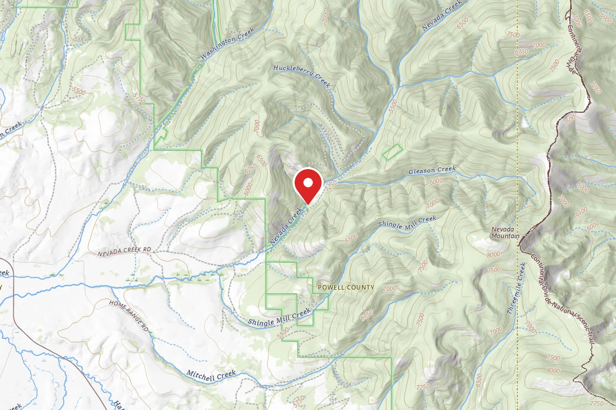 Helena-Lewis and Clark Dispersed Campsite LRD NC 010