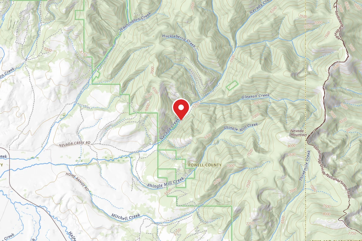 Helena-Lewis and Clark Dispersed Campsite LRD NC 011