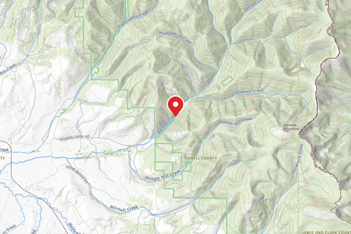 Helena-Lewis and Clark Dispersed Campsite LRD NC 012