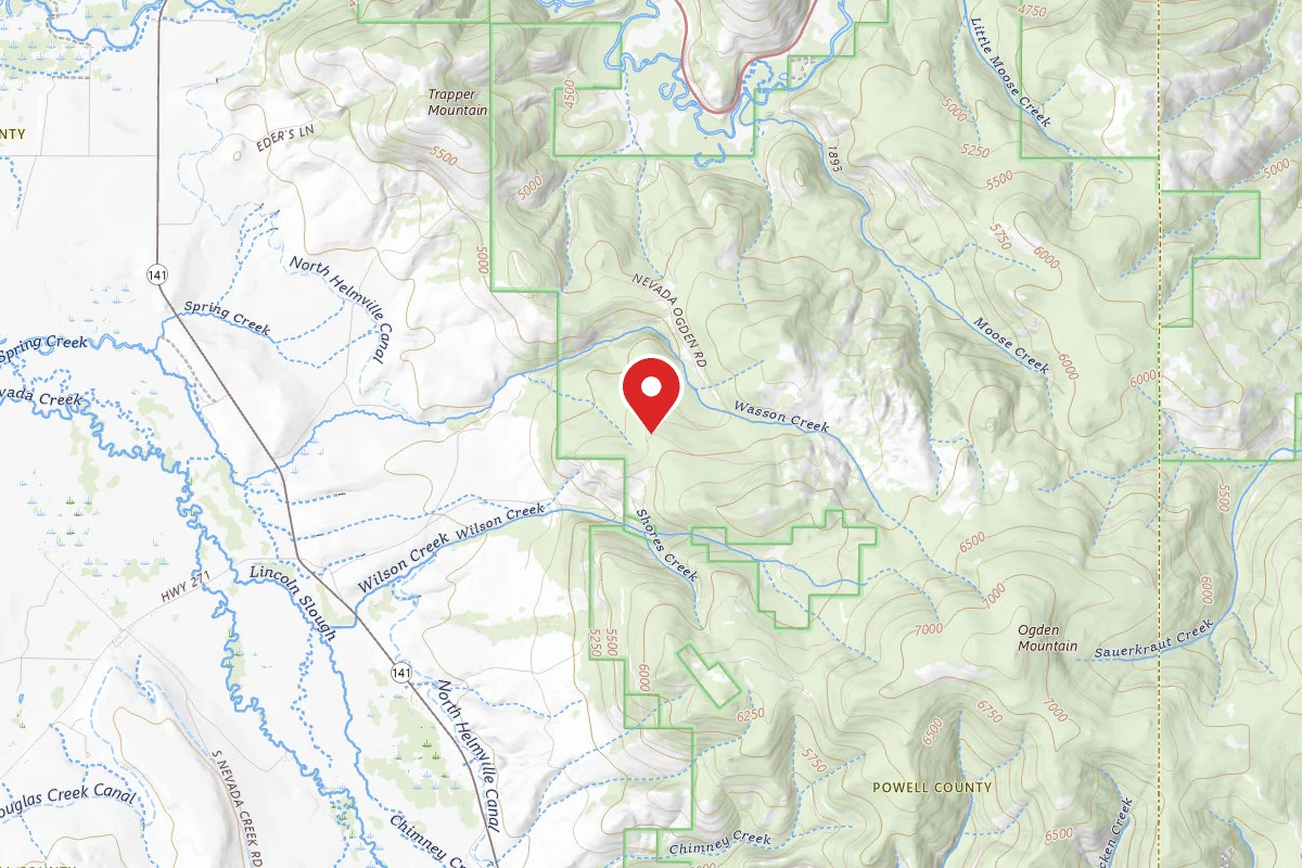 Helena-Lewis and Clark Dispersed Campsite LRD WC 002